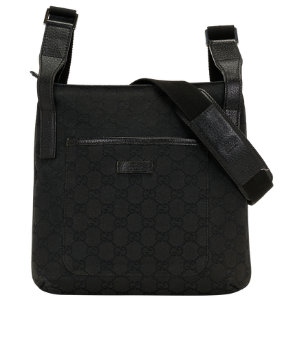 GG Messenger, &pound;380, Handbags, Black, Canvas, Front view